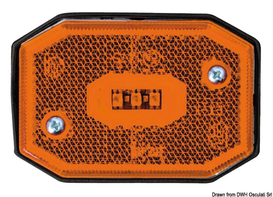 Fanale posizione LED laterale luce arancio