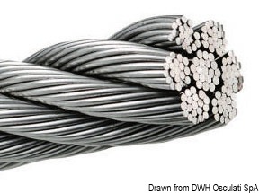 Cavo inox 133 fili 5 mm