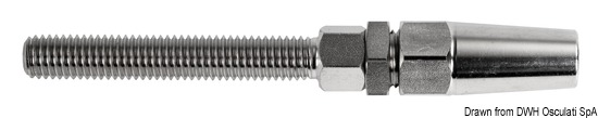 Terminale inox tenditore  4 mm