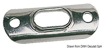 Piastra inox per "T"  8/10 mm