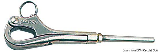 Moschettone inox pellicano 3 x 6 mm