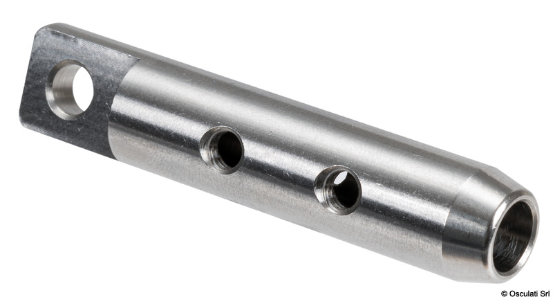 Terminale inox per draglia occhio  6 mm