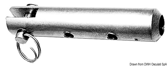 Terminale inox per draglia forcella  6 mm