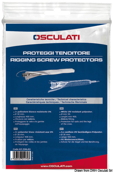 Copri tenditore bianco 40 mm