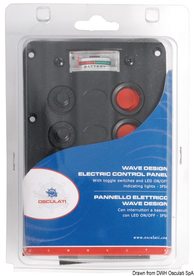 Pannello elettrico Wave 3+voltmetro
