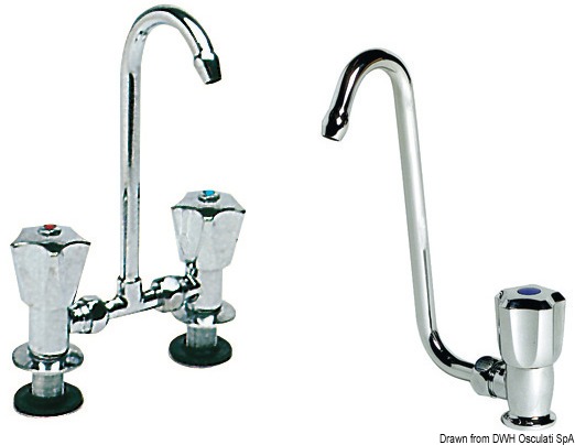 Rubinetto miscelatore ottone cromato