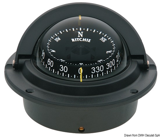 Bussola Ritchie Voyager 3" incasso nera/nera