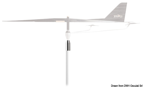 Antenna VHF Scout KM4 predisposta per Windex 100cm