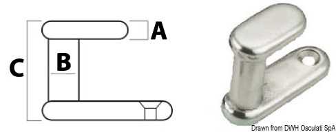 Appendino in acciaio inox