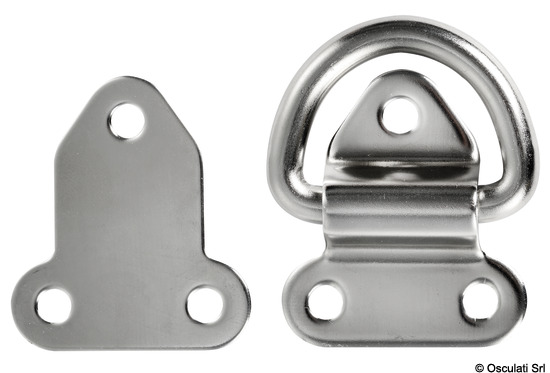Mezzo anello abbattibile elettrolucidato 6 mm