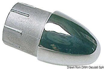 Terminale inox per tubo 22 mm