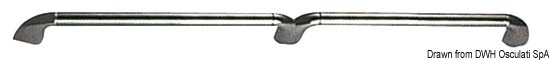 Terminale ottone cromato 30x30 mm