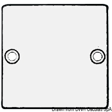Anodo a placca rettangolare