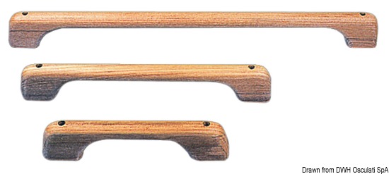 Porta asciugamani teak 250x60 mm