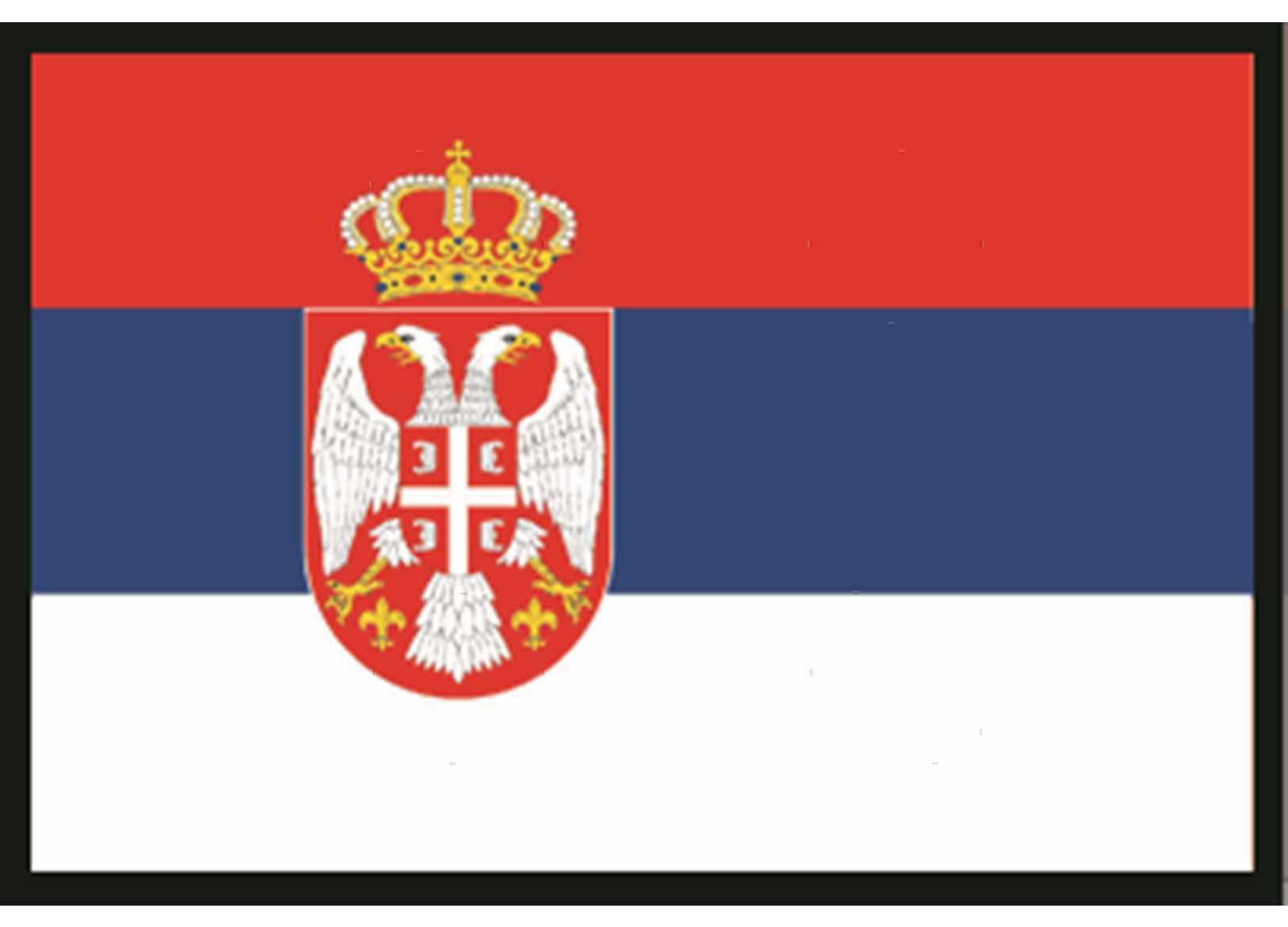 BANDIERA SERBIA 40X60CM