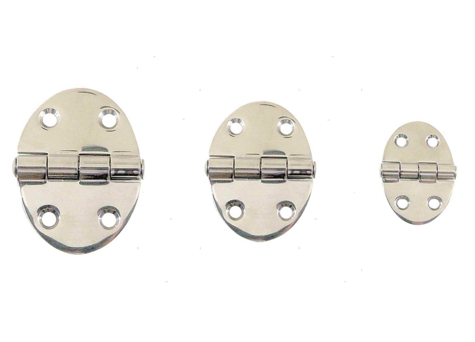 CERNIERA OVAL STD 78X56MM INOX