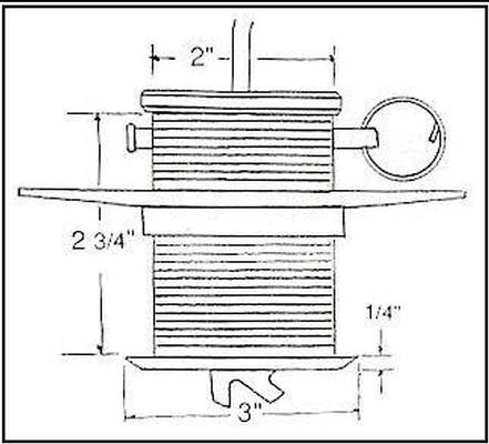 CruzPro SLT60 Speed Log - Trasduttore Poppa