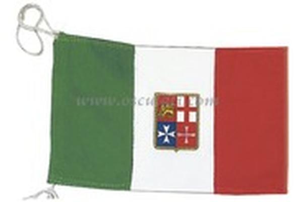 Bandiera italia Mercantile 20X30