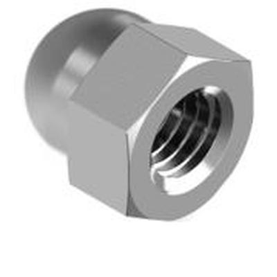 10 Pz. Dado esagonale cieco con calotta sferica 5 mm